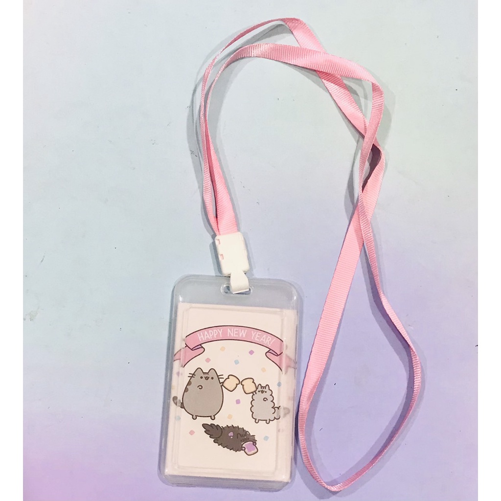 Móc chìa khoá bao đựng thẻ pusheen BĐTI8