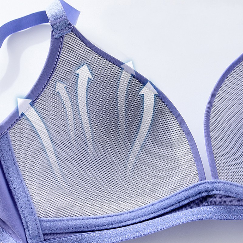 AOWEINISI Đồ lót không có vòng thép / 32-38AB mỏng cốc đồ lót nữ