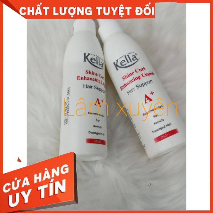 Sữa dưỡng tóc kella A+ trắng dành cho tóc xoăn 200ml và sữa dưỡng trắng suôn mềm 250ml  FREESHIP  nuôi dưỡng tóc khỏe.