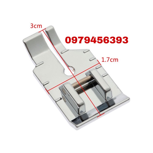 Chân vịt căn mép 1/4 inch- Máy may gia đình