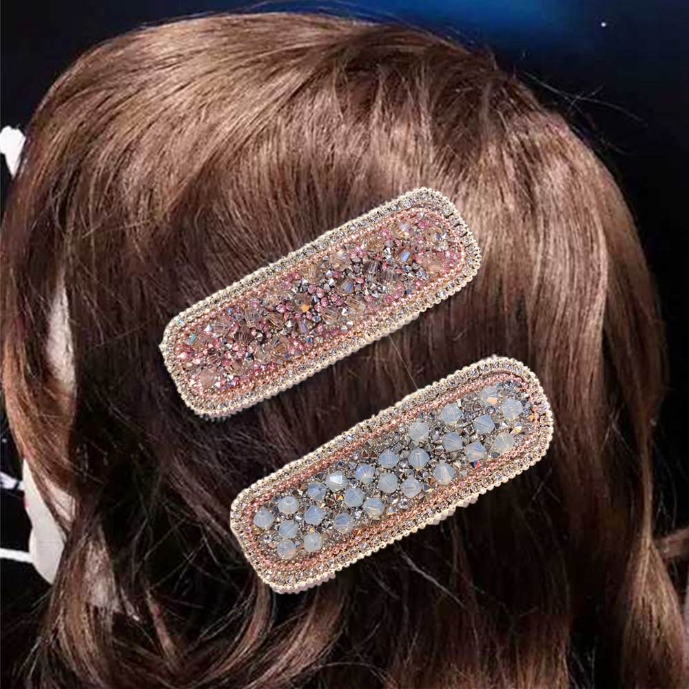 Kẹp Tóc Đính Pha Lê Lấp Lánh Cho Nữ