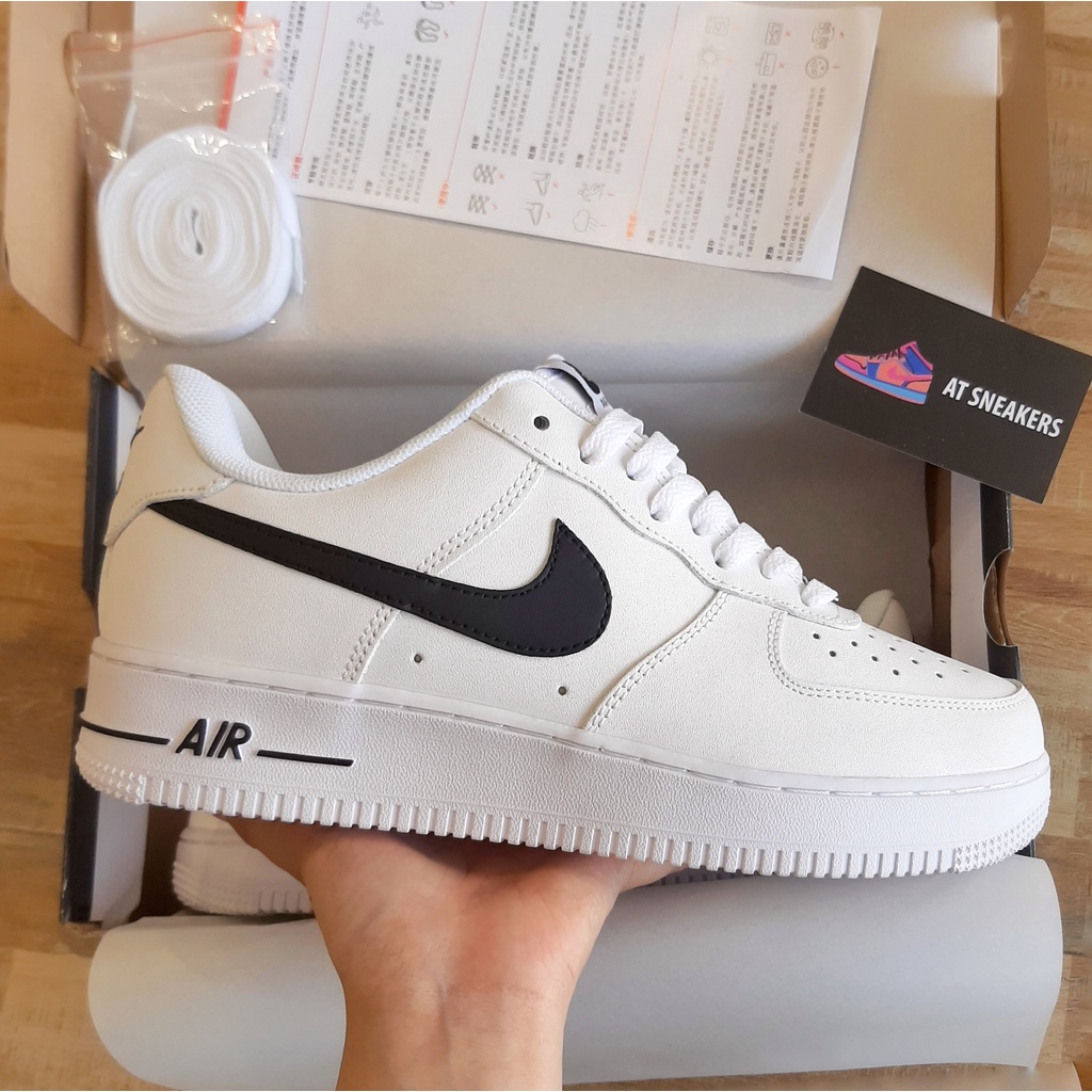 Giày Sneakers AF1 black swoosh