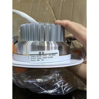 [VN] Đèn led âm trần 9W (Downlight) 3 màu thay đổi