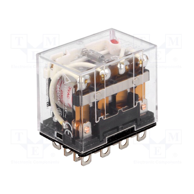Relay 220V 14 chân, Rơ le trung gian, relay 220V10A có 14 chân  (Chân To)