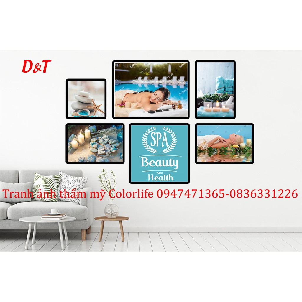 BỘ TRANH DÁN TƯỜNG SPA DECOR SPA SIÊU ĐẸP GIÁ XƯỞNG B63 COLORLIFE | BigBuy360 - bigbuy360.vn
