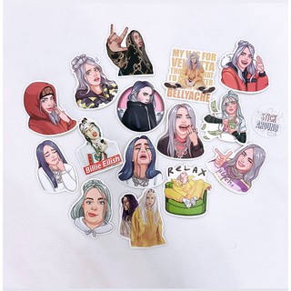 [Billie Eilish] Set sticker hình dán ca sĩ Billie Eilish US-UK