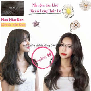 Combo Thuốc Nhuộm Tóc Cao Cấp (Màu Nâu Đen ) chính hãng