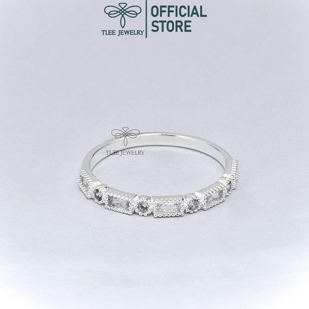 Nhẫn bạc nữ TLEE Union nạm đá cao cấp TleeJewelry A0164