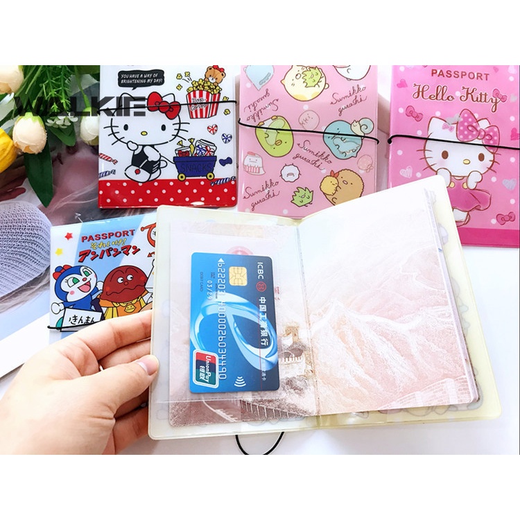 Vỏ Bọc Hộ Chiếu In Hoạt Hình Cinnamoroll Chống Thấm Nước