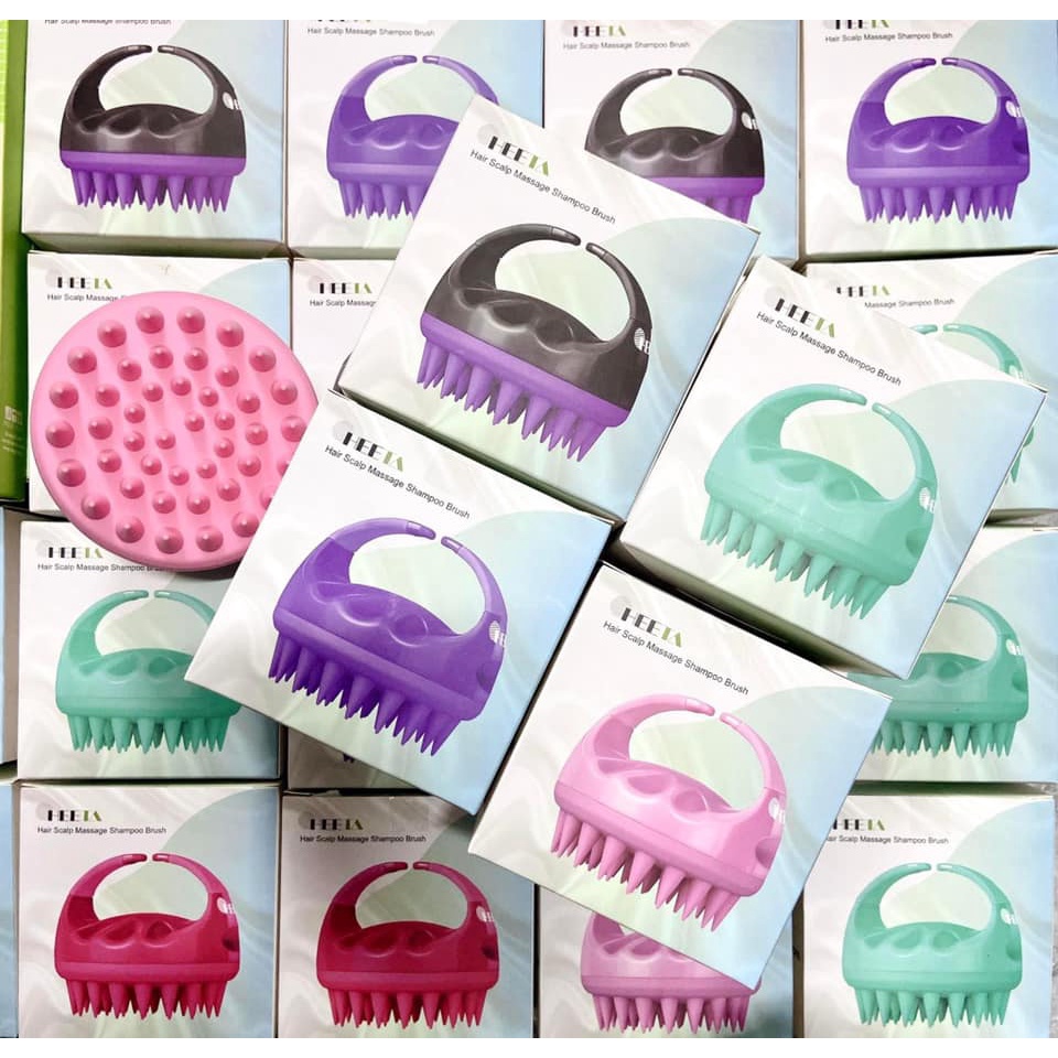 Lược gội đầu HEETA SHAMPOO BRUSH Best-seller Amazon US-UK bản upgrade 2021
