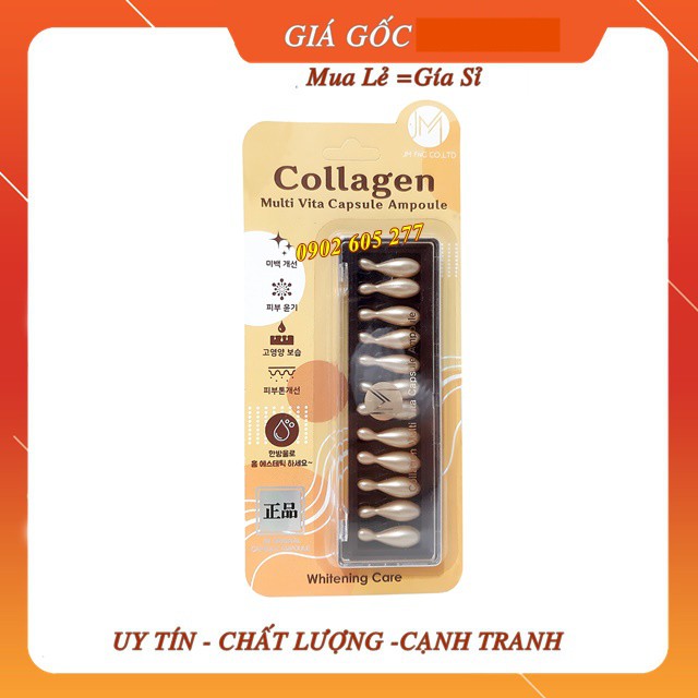 [Hàng chính hãng] 1 Vỉ Collagen Tươi Ammud Multi Vita Chống Lão Hóa Hàn Quốc