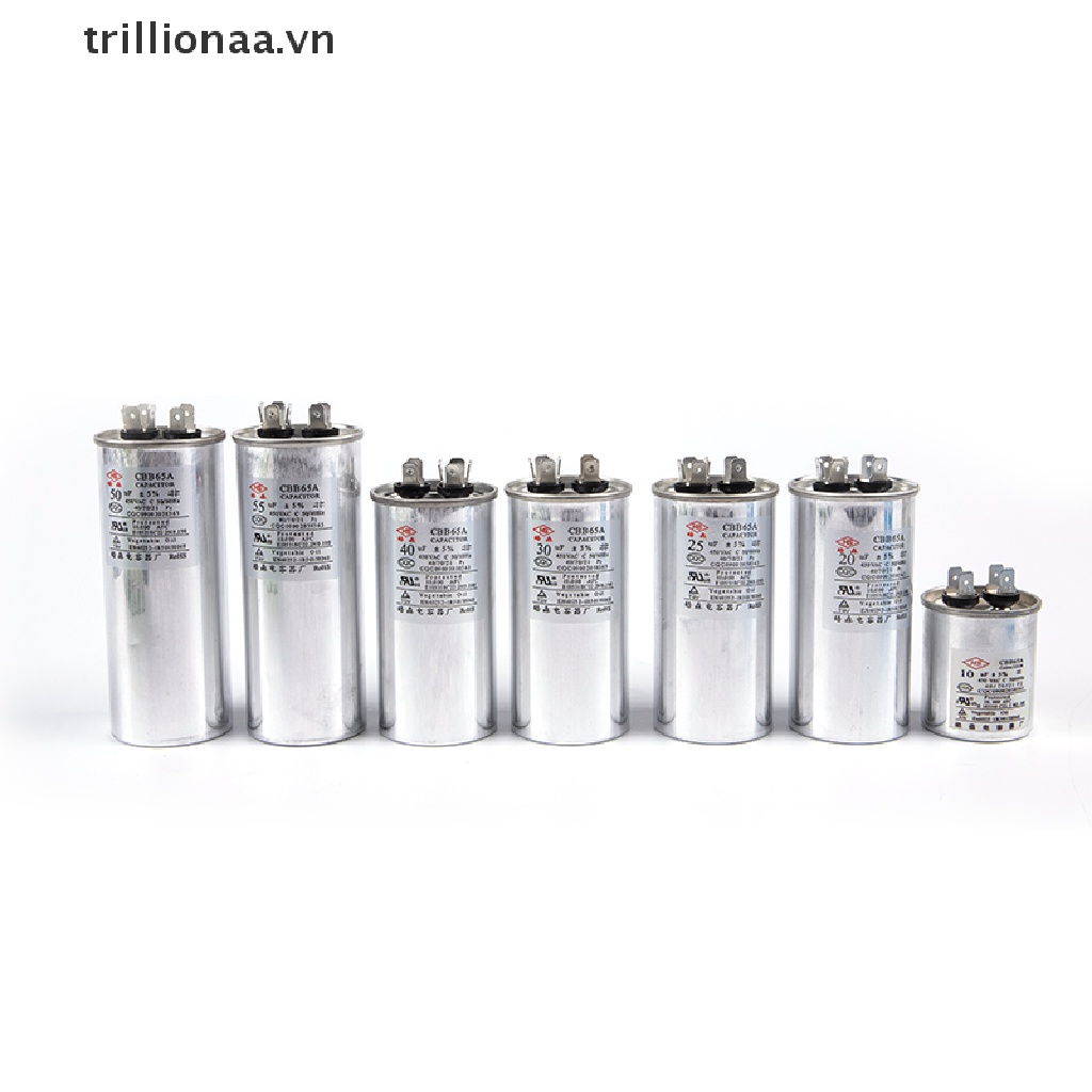 Tụ Điện Nén Khí CBB65 10 / 20 / 25 / 30 / 40 / 50 / 55UF 450V