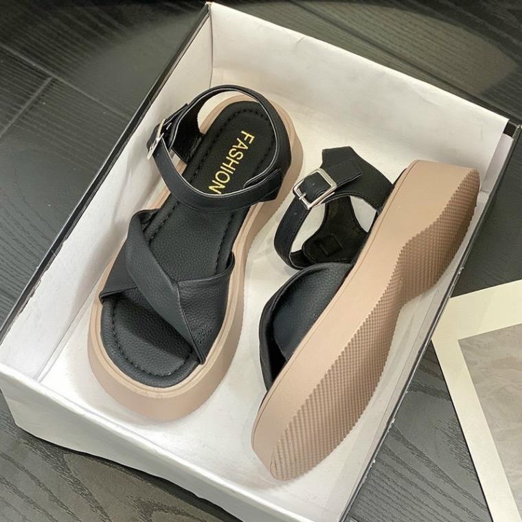 GIÀY SANDAL QUAI GẤP ĐẾ DR CAO 5 PHÂN