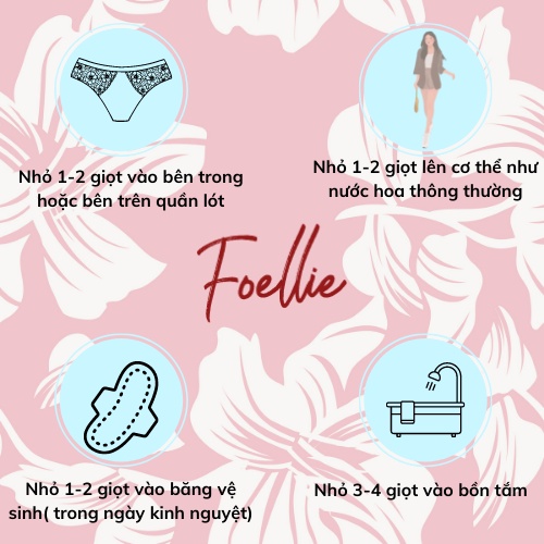 Nước Hoa Vùng Kín Foellie Eau De Miel Inner Perfume 5ml Hương Dâu Tây XO Edition Ngọt Ngào Đắm Say