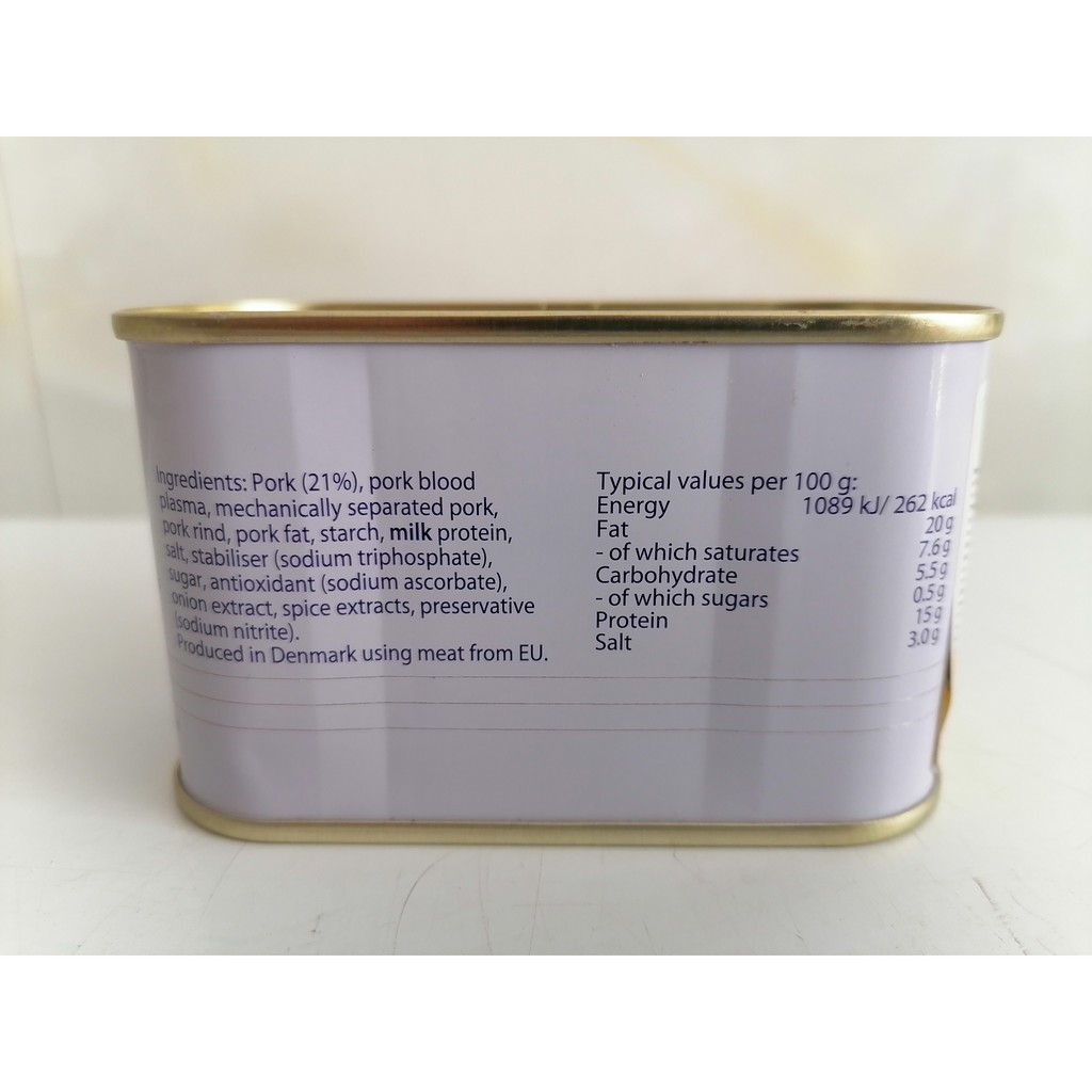 [200g] Patê thịt heo [Denmark] CELEBRITY Danish Pork Luncheon Meat (tgc-hk)