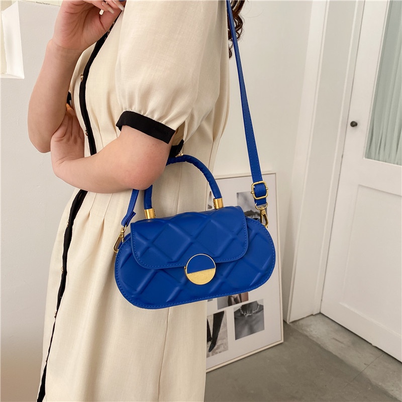 Túi Đeo Một Bên Vai Màu Trơn Thời Trang Đơn Giản Phong Cách Phương Tây Dành Cho Nữ 2022