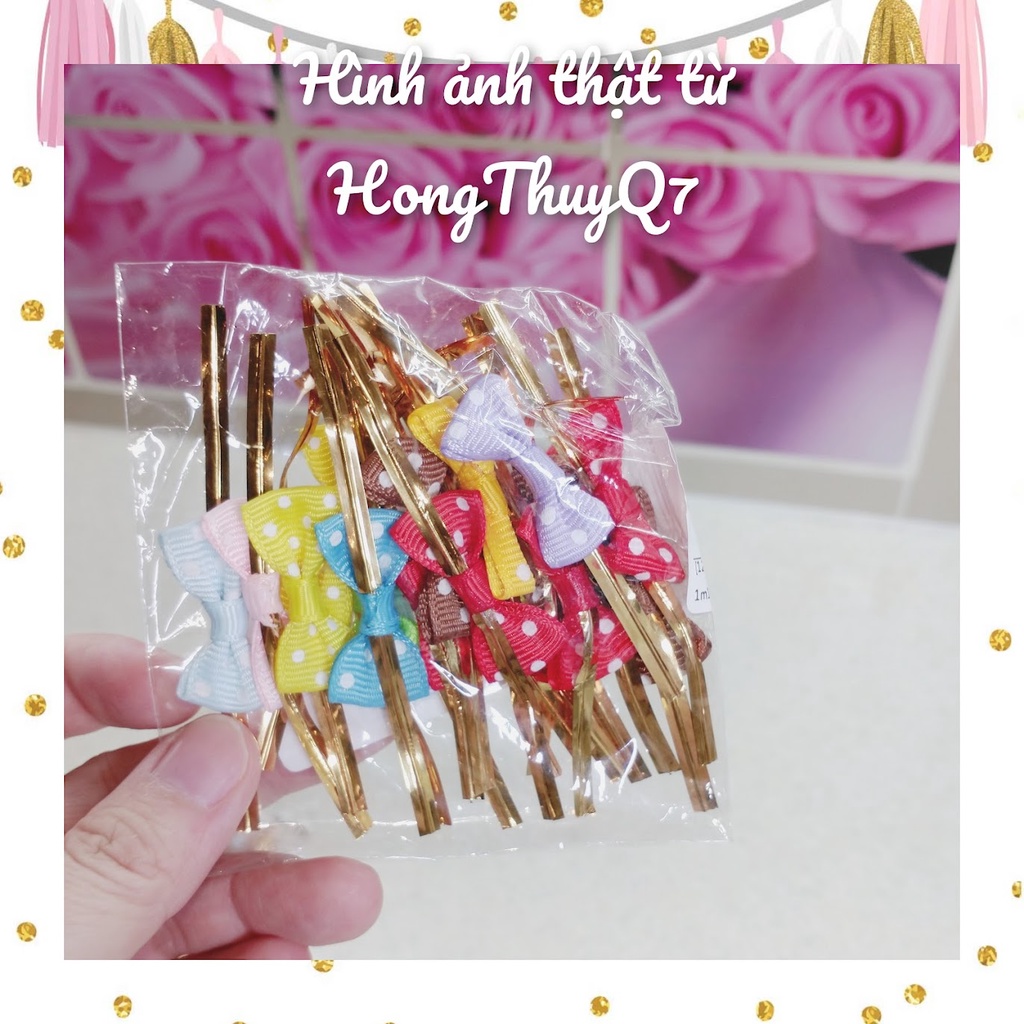 Dây Kẽm Nơ Buộc Túi Bánh Kẹo, Bánh Ngọt, Kẹo Mút Mix Nhiều Màu cho đám cưới, sinh nhật, tiệc /10.10/ - HongThuyQ7