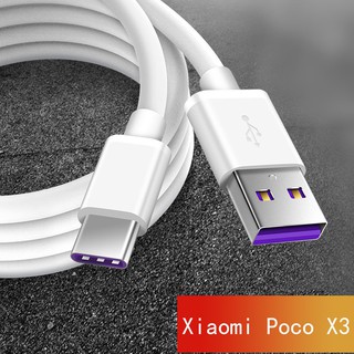Cáp sạc nhanh type C dài 1m cho Xiaomi Poco X3 Nfc