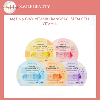 Mặt nạ giấy vitamin banobagi stem cell vitamin mask 30g