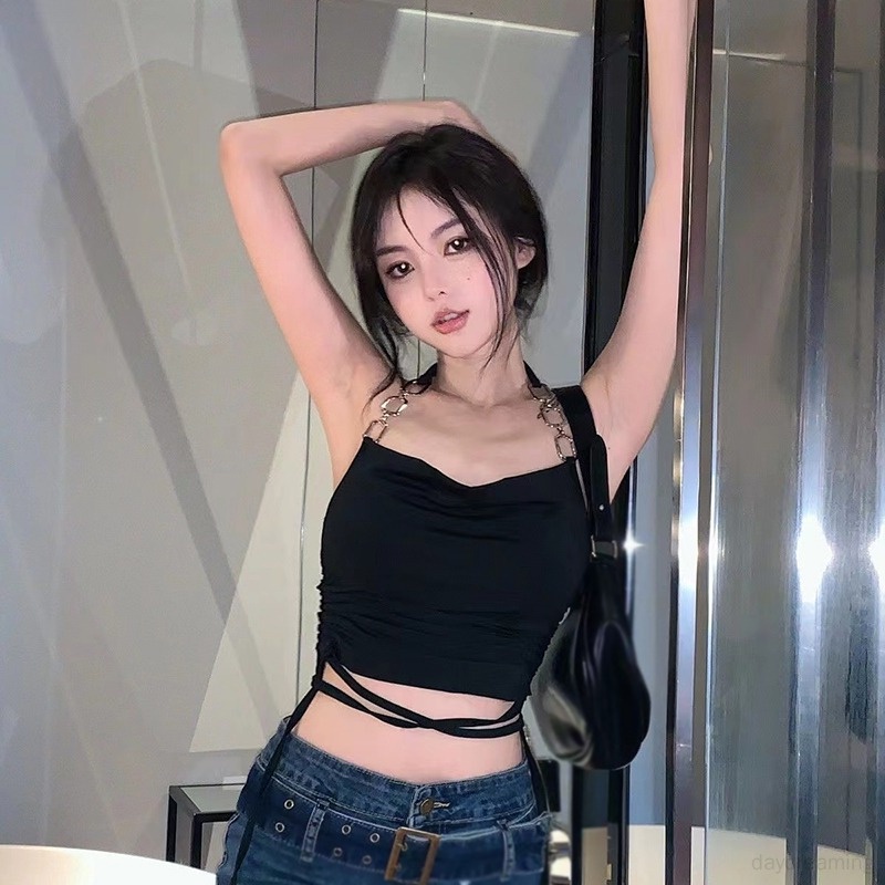 Áo Croptop Sát Nách Thiết Kế Quyến Rũ Cho Nữ