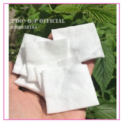 Bông tẩy trang tetra 600 miếng, 500 miếng Pháp nội địa thấm toner le Soin pur cotton  vuông cao cấp mềm mịn bịch lớn 2Do | BigBuy360 - bigbuy360.vn