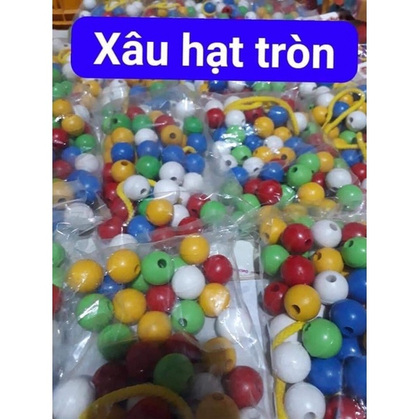 Đồ chơi xâu hạt tròn