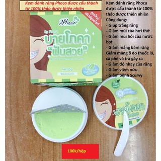 Bột đánh răng dành cho người niềng răng Phoca Thái Lan