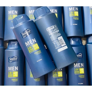Tắm gội xả Suave man 3in1 mỹ 828ml