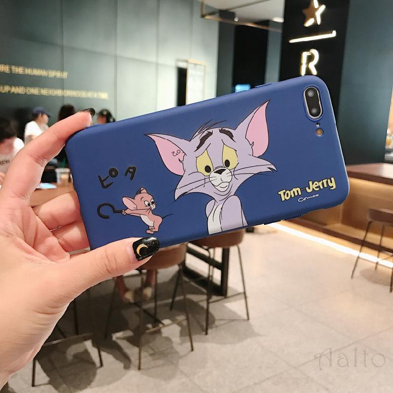 Ốp lưng hình mèo và chuột cho iPhoneXSMAX 6 7