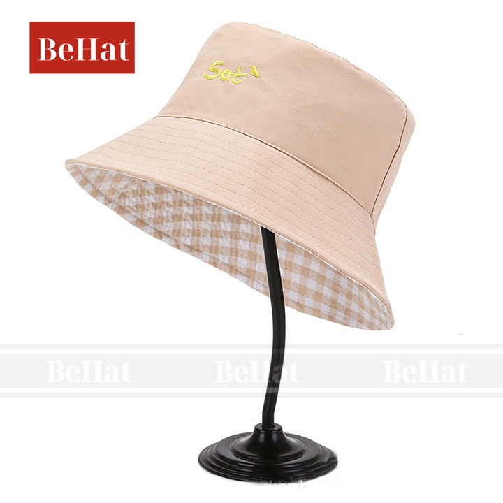 Mũ Nón Bucket Nữ, Chất Liệu Poly Cotton Thoáng Mát, Hàng VNXK [NEW]