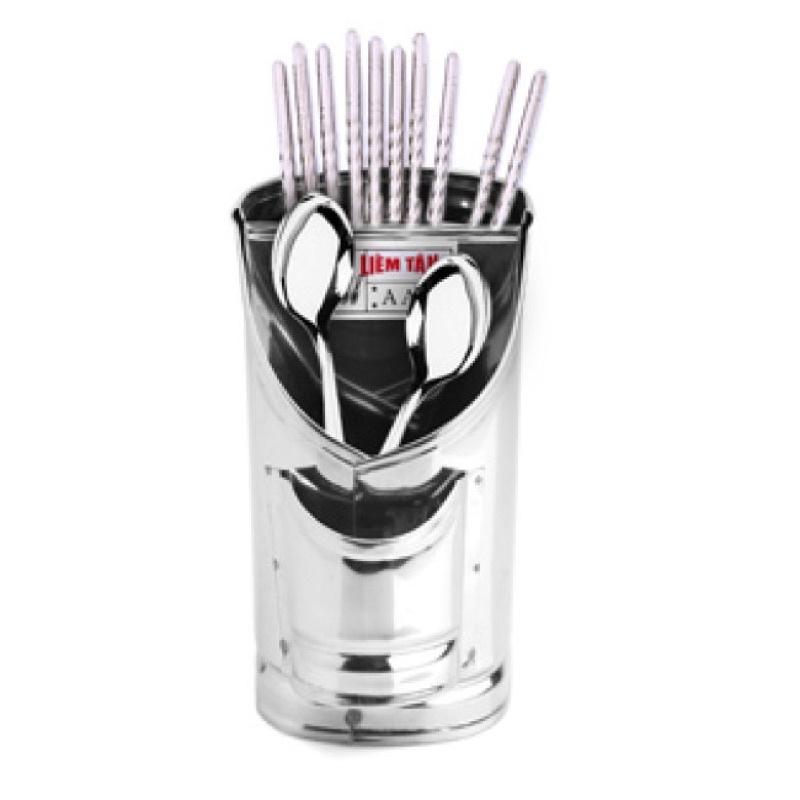 Ống Đũa Muỗng Tăm Inox Loại Lớn , Tốt Có Lỗ Rút Nước, sang trọng , thích hợp nhà hàng , quán ăn