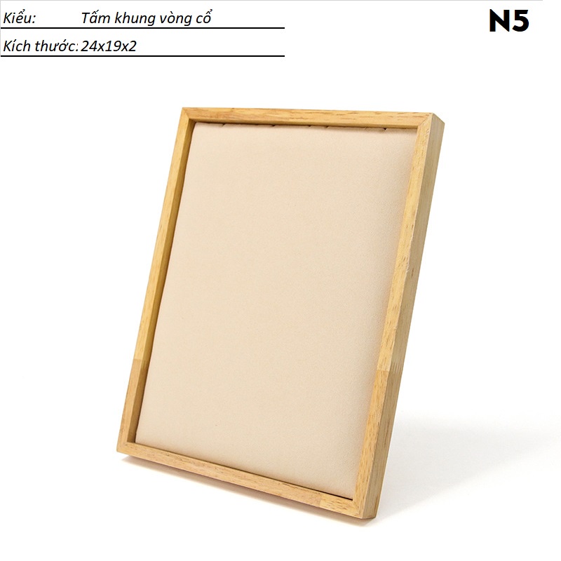 [D2CO] Bộ giá gỗ trưng bày trang sức lai trim chụp mẫu ảnh 3D rất đẹp nhóm K-N