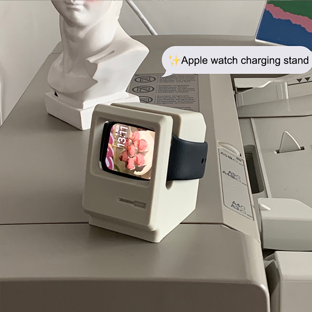 Đế sạc cho đồng hồ Iwatch 4 5 6 SE bằng silicone kiểu cổ điển