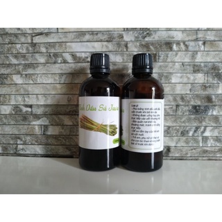 Tinh dầu sả Java nguyên chất xông phòng, chai thủy tinh 100ml