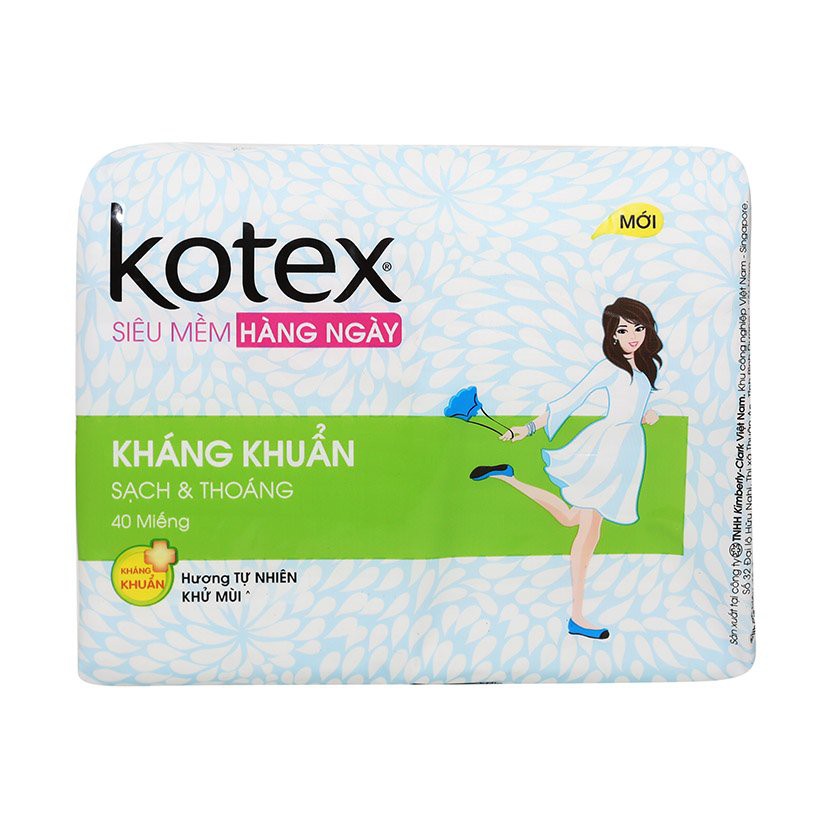 Băng vệ sinh Kotex hàng ngày - gói 08 miếng