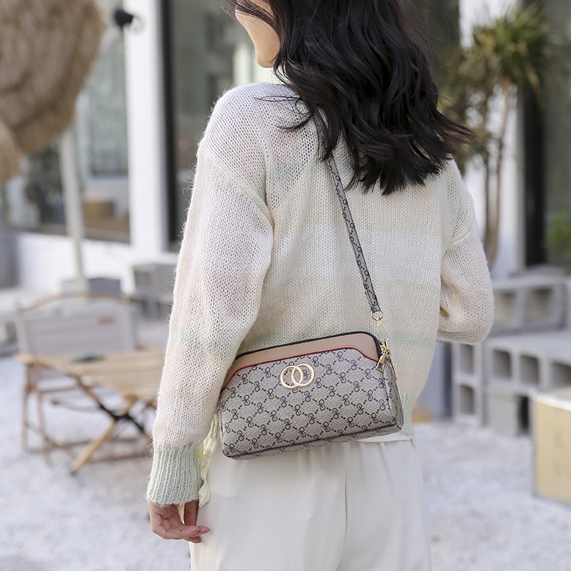 Túi Đeo Vai Hình Tròn Bằng Kim Loại 2022 In Họa Tiết Sang Trọng Thời Trang Cho Nữ