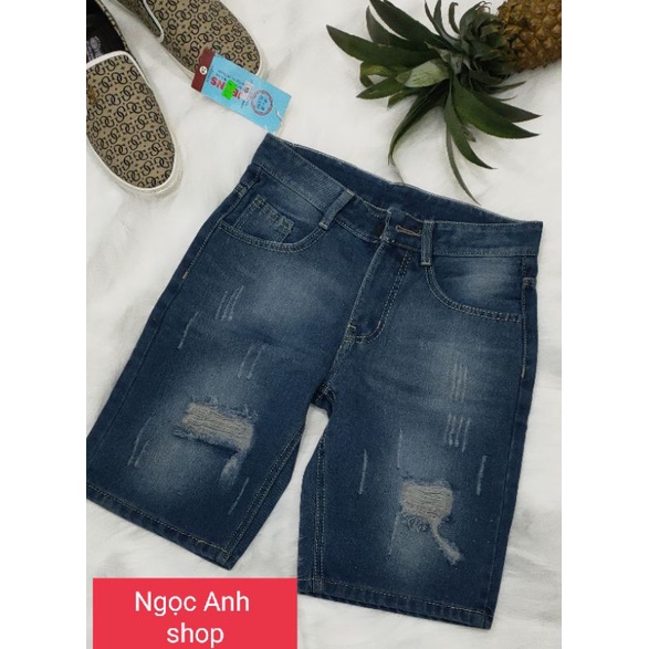 Quần lửng nam vải jean bao đẹp