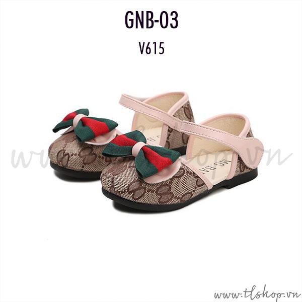 Giày sandal cho bé gái - Giày búp bê nơ 615
