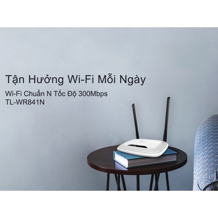 Bộ Phát Wifi Chuẩn N Tốc Độ 300Mbps TP-Link TL-WR841N - Hàng Chính Hãng | BigBuy360 - bigbuy360.vn