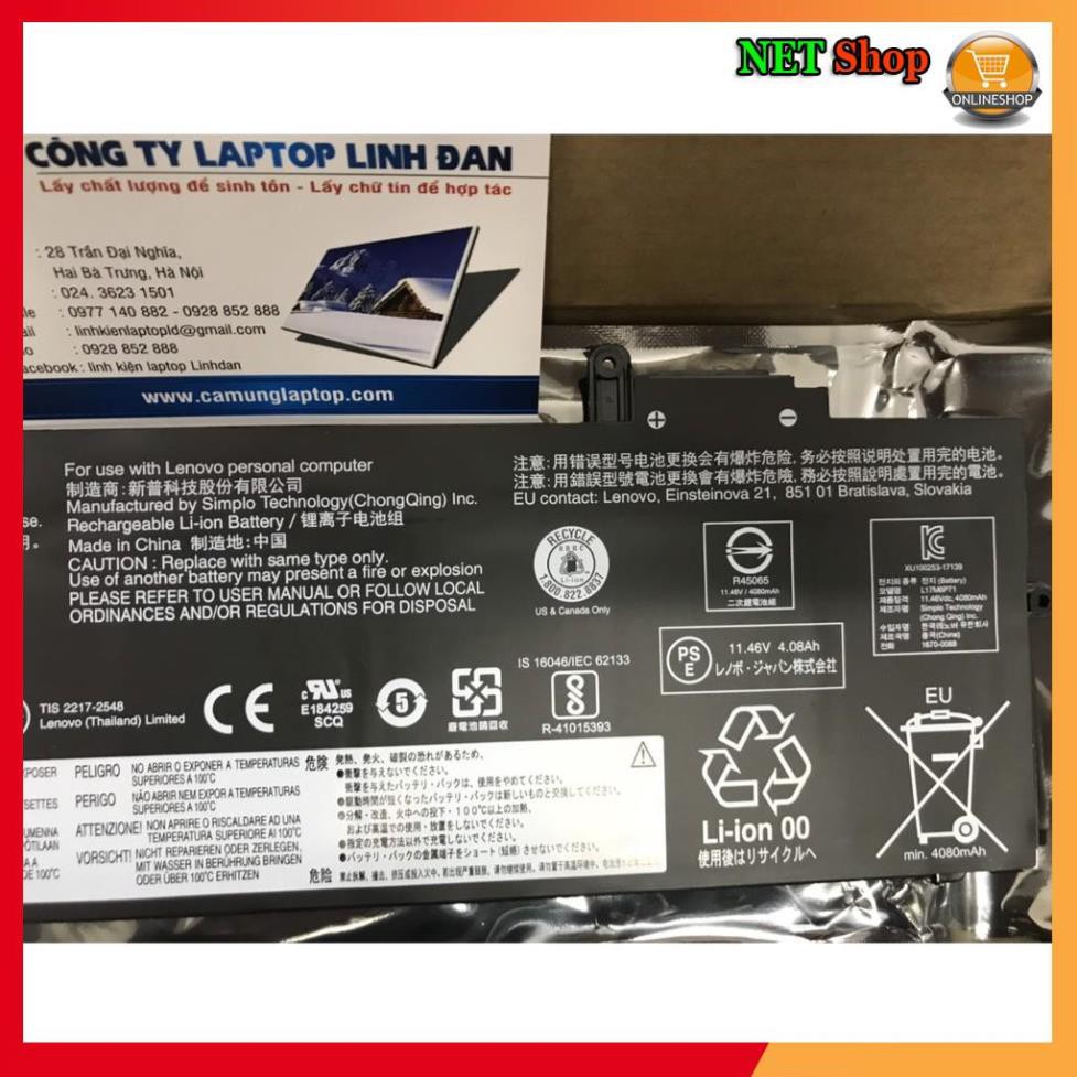 💖💖 Pin (Original)48Wh Lenovo ThinkPad X280 A285 L17L6P71 L17C6P71 L17M6P71 01AV472 01AV471 01AV484 Battery