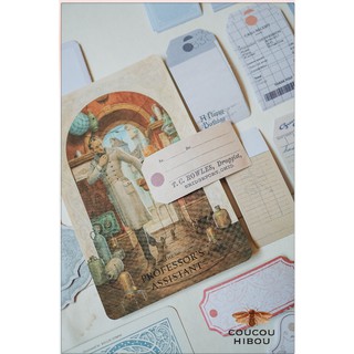 HỘP STICKER LABEL 60 MIẾNG- mẫu SHABBY CHICK