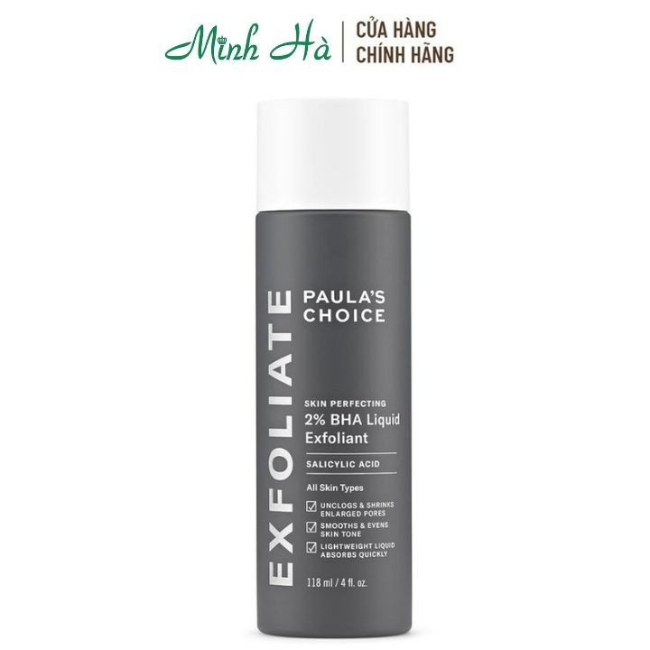 Tẩy tế bào chết hóa học Paula's Choice Skin Perfecting 2% BHA Liquid Exfoliant 118ml - 2010