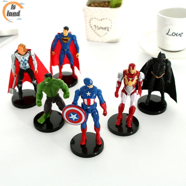 Mô Hình Nhân Vật Siêu Anh Hùng Hoạt Hình Avengers Độc Đáo