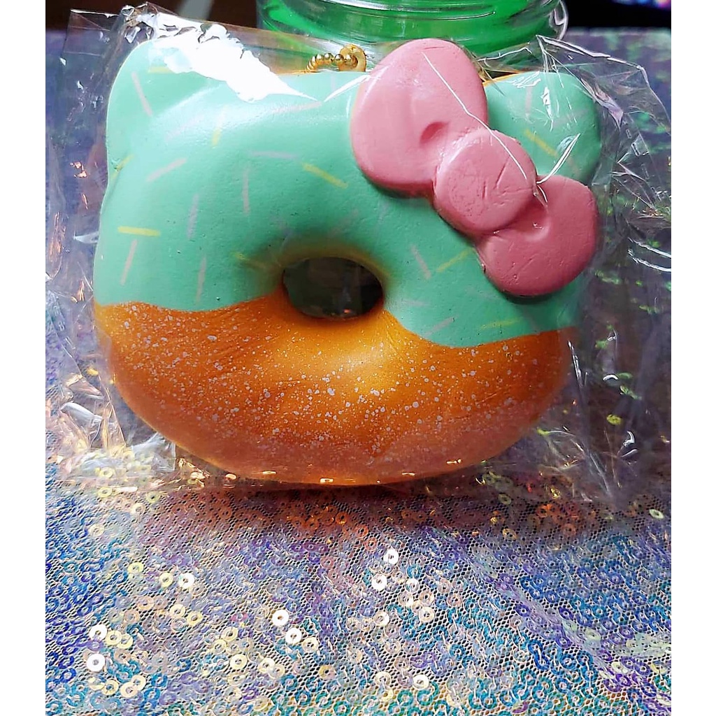 Bé squishy donut kitty nhật chính hãng sanrio