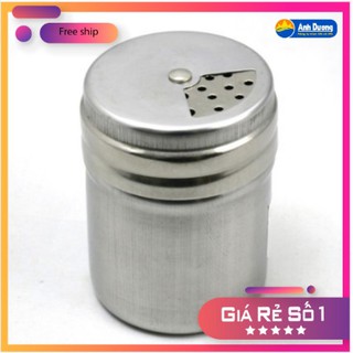 Lọ đựng tăm đựng tiêu inox