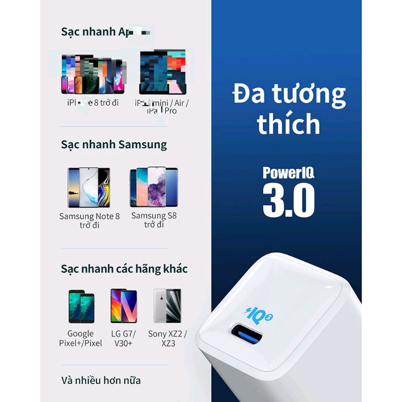 Củ sạc tí hon Anker Powerport III Nano 18W A2616