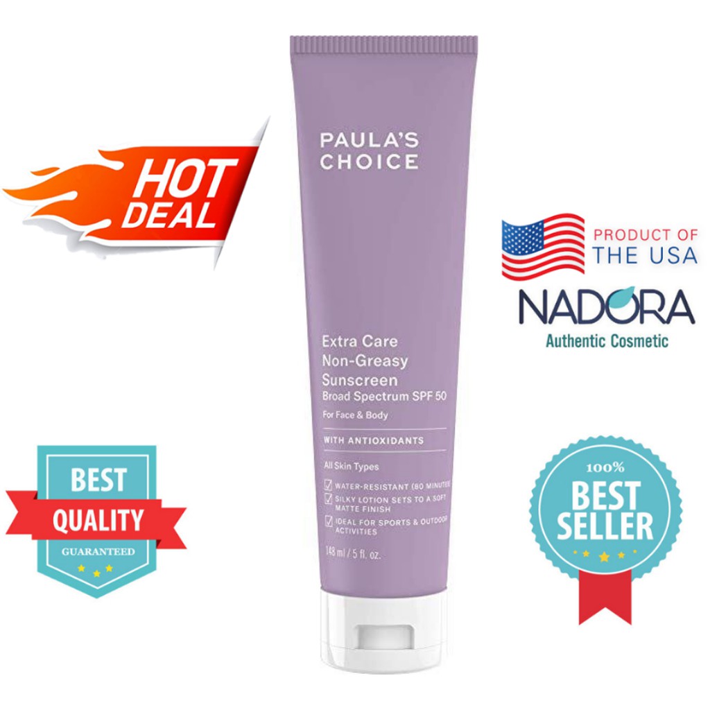 Kem Chống Nắng Paula's Choice - EXTRA CARE Non-Greasy Sunscreen SPF 50