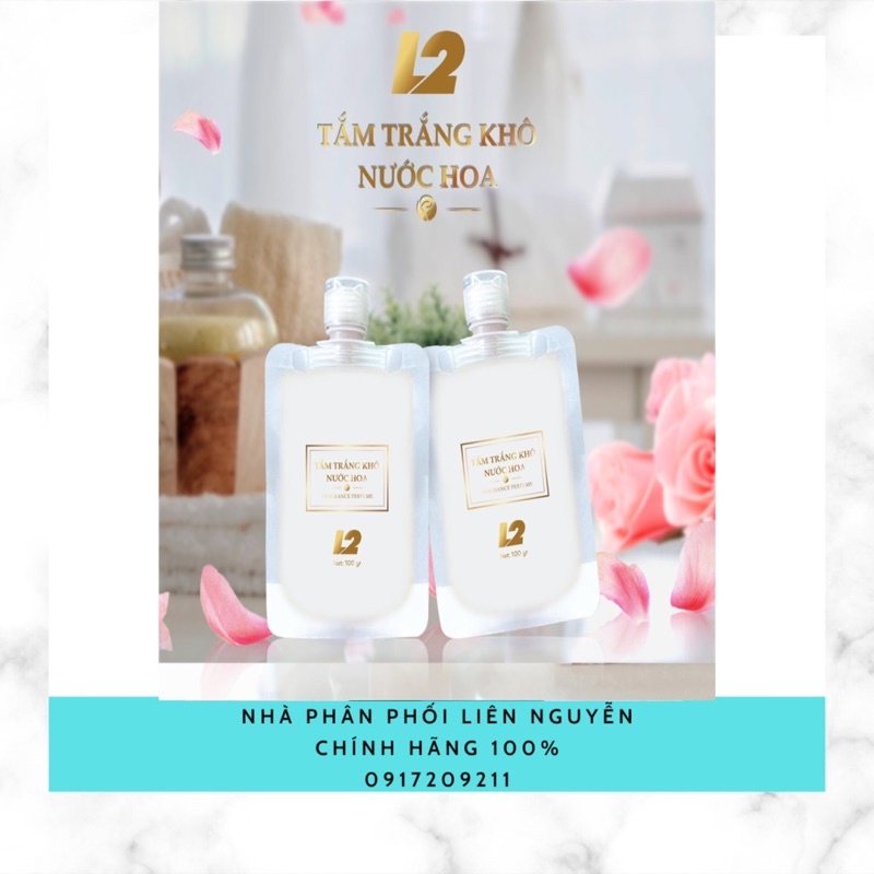 Tắm trắng khô nước hoa L2 ( mẫu thử)