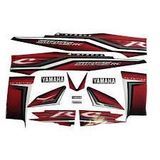 [KHÔNG THỂ RẺ HƠN] Bộ tem xe Sirius RC đỏ đen ( chữ Sirius RC màu xám)  G40-76 (9260)