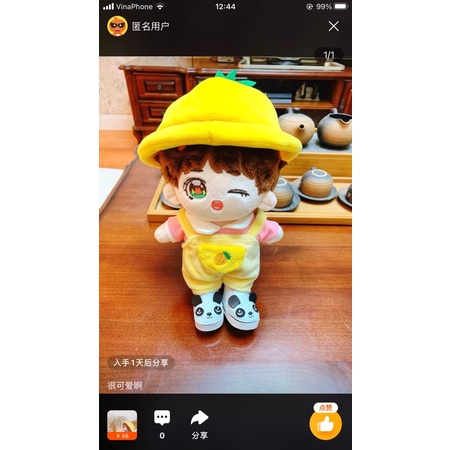 Bộ dứa cho doll 20cm